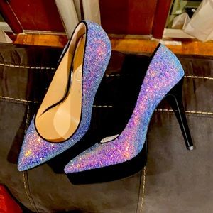 Rhinestone stilettos